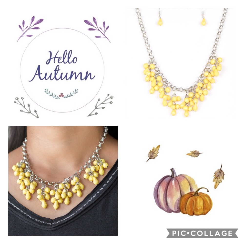 Yellow necklace